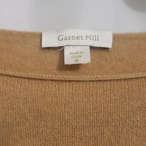 Garnet Hill Cashmere Boatneck Sweater - Picture 3 of 7